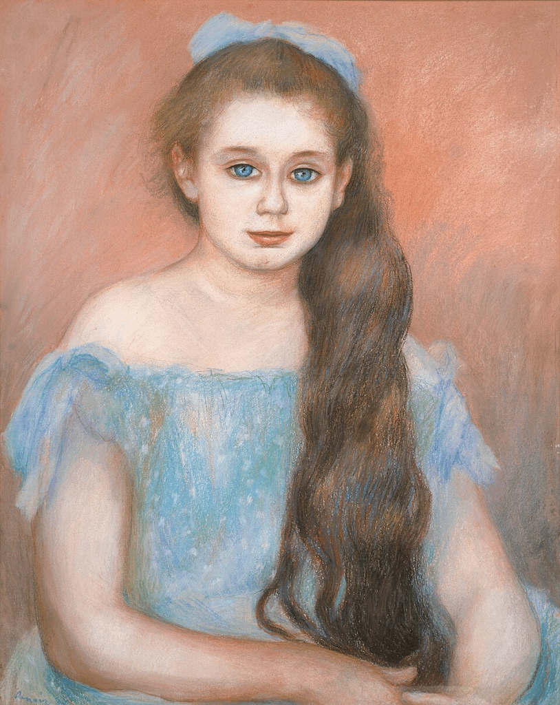 Portrait de Mademoiselle Suzanne Adam, par Auguste Renoir (1841–1919) (61 x 49 cm) - Galerie Hopkins-Thomas-Custot, Paris